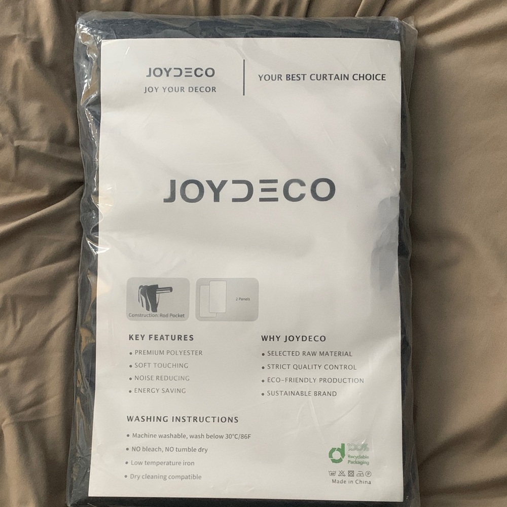 Joydeco 2-Panel Blackout Curtains